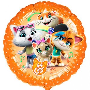 Фольгированный шар "44 Котёнка"