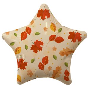 Фольгированный шар "Листья"