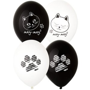 Воздушный шарик "Котики лапки"