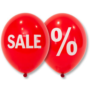 Воздушный шарик "Распродажа"