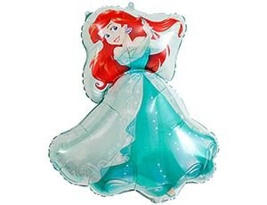 Фольгированный шар "Русалочка Ариэль в платье"