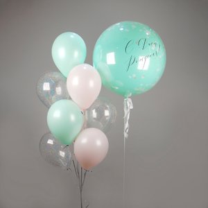 "Снежная мята" набор из 10 воздушных шаров