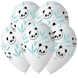 Воздушный шарик "Панда и бамбук"