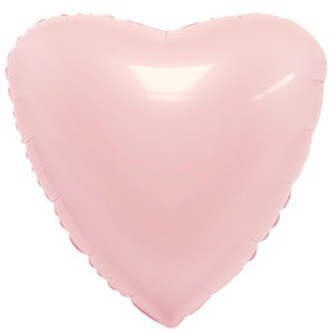 Фольгированный шар "Сердце Пыльная роза"
