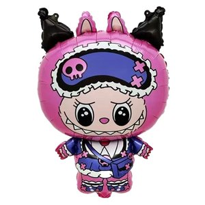 Фольгированный шар "Монстрик зубастый плюшевый фукс"