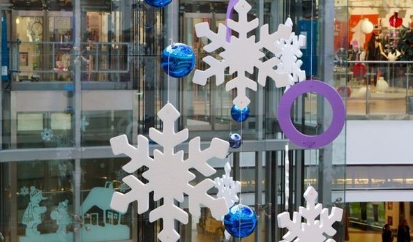 Новогодний декор из пенопласта