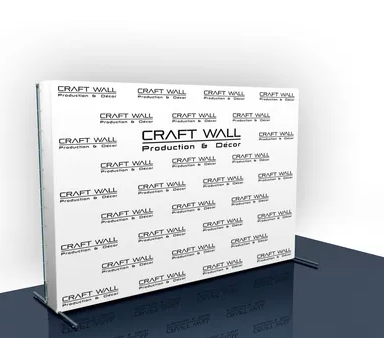 Прессволл (фотозона с баннером на каркасе Тритикс)