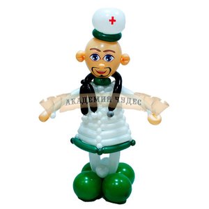 Фигура из шаров "Врач"