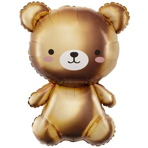 Фольгированный шар "Сияющий милый мишка"