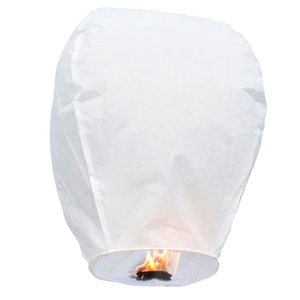 Небесный фонарик Белый