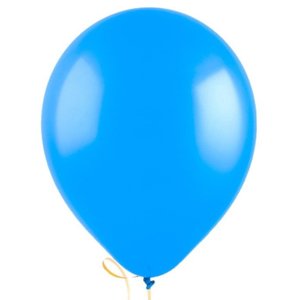 Полуметровый воздушный шар голубой, пастель