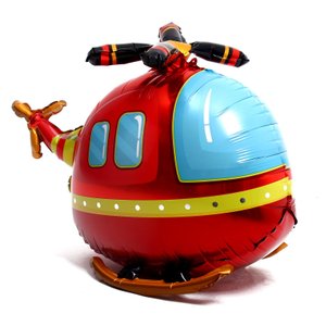 Ходячая фигура «Большой вертолёт», красный (надув воздухом)