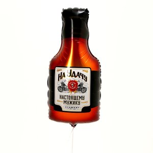Фольгированный шар «На удачу», бутылка