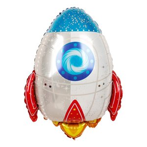 «Ракета» мини, фольгированный шар на палочке (воздух)