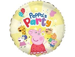 Фольгированный шар "PARTY Свинка Пеппа"