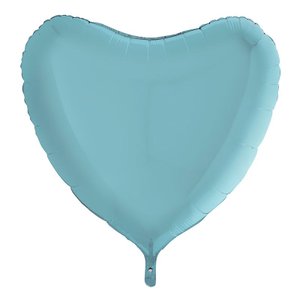 Фольгированный шар Сердце Голубой 91 см