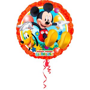 Фольгированный шар "Круг Микки и Плуто"