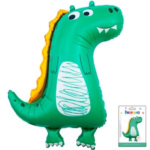 Фольгированный шар "Динозаврик малыш зеленый"