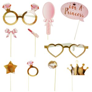 Набор аксессуаров для фотосессии "Вечеринка Принцессы", 10 предметов