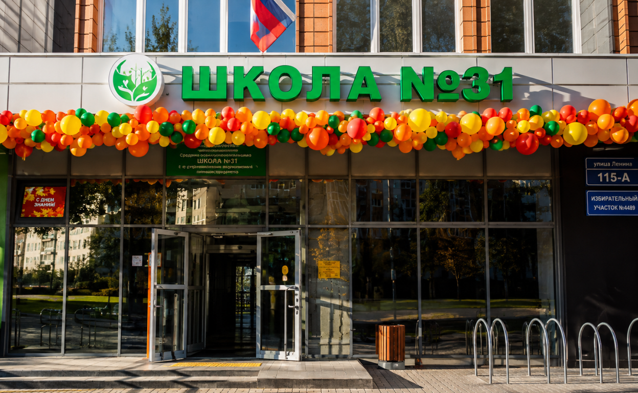 оформление входа и крыльца на 1 сентября 