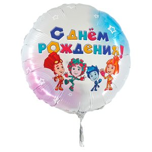 Фольгированный шар "Фиксики С днем рождения"