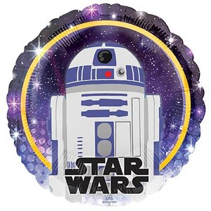 Фольгированный шар "Звездные Войны Дроид R2D2"