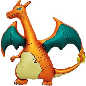 Фольгированный шар "Дракон", сатин