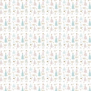 Бумага упаковочная "С Новым Годом. Елочки"