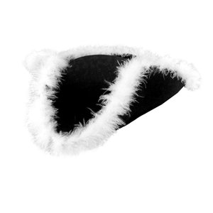 Шляпа "Треуголка с перьями"