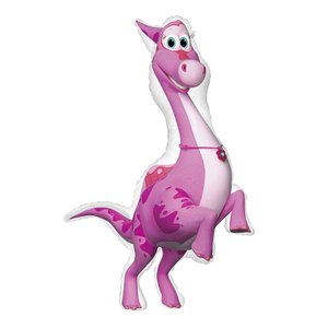 «Динозавр До Турбозавры» мини, фольгированный шар на палочке (воздух)