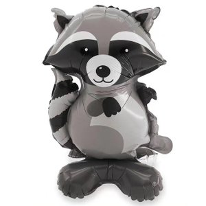 Ходячая фигура "Енот", на подставке (надув воздухом)