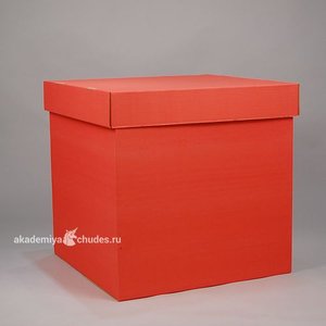 Коробка для шаров (красная) 70*70*70 см.