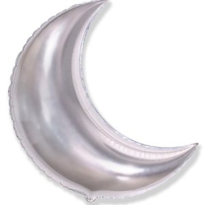 Фольгированный шар "Месяц серебряный"