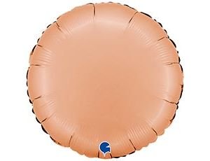 Фольгированный шар "Круг Сатин Peach"