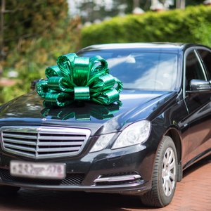 Большой бант на машину Полисилк