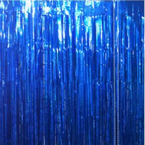 Занавес "Дождик" Синий
