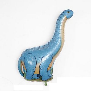 Фольгированный шар "Динозавр Диплодок (голубой)"