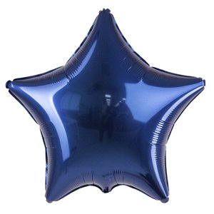 Фольгированный шар Звезда Темно-синий