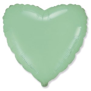 Фольгированный шар "Сердце Мятный"