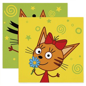 Салфетки "Три Кота, Играем вместе"