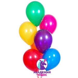 Фонтан из 7 воздушных шаров