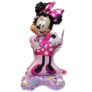 Ходячая фигура "Минни Маус стоячая", на подставке (надув воздухом)