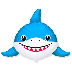 Фольгированный шар "Акуленок голова"