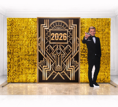 Фотозона из пайеток