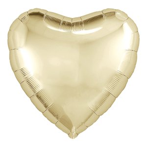 Фольгированный шар Сердце Шампань