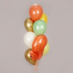 "Лесные сказки" фонтан из 9 воздушных шаров