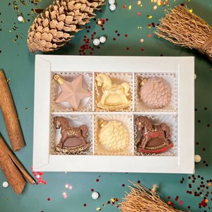 Шоколад ручной работы "Ёлочный набор 2"
