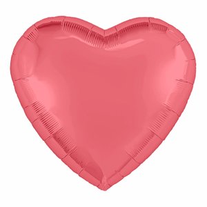 Фольгированный шар Сердце Кармин 91 см