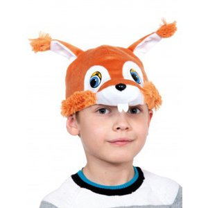 Шапка детская "Белочка/ Бельчонок" 52-54