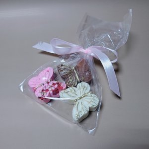 Шоколад ручной работы "Бабочки" 3 шт